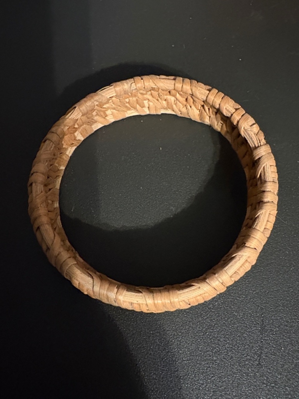 Jewelry Natural Woven Rattan Bracelet - Tan